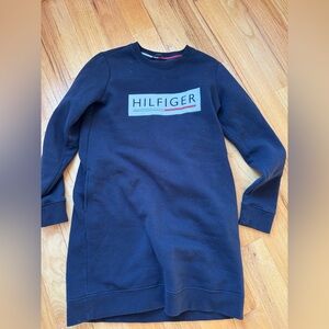 Tommy Hilfiger Navy Sweatshirt Dress